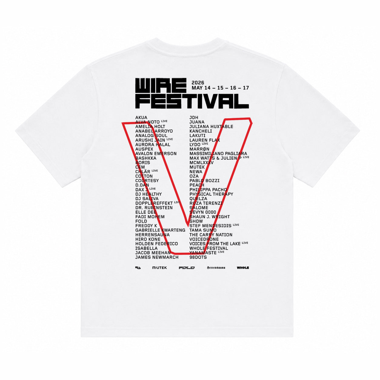 WIRE 2026 T-Shirt WHITE